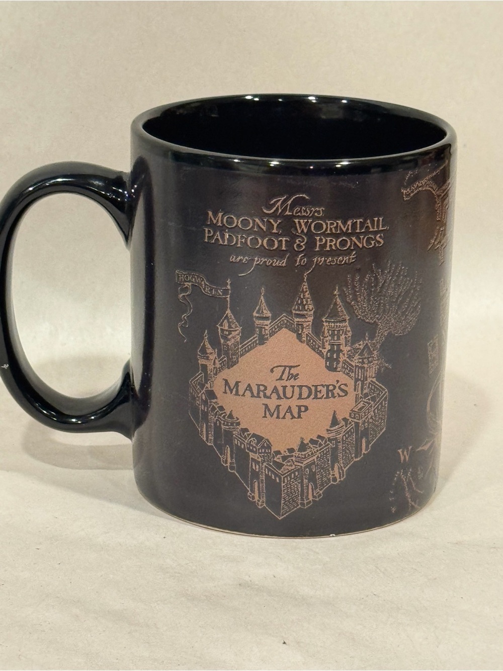 Harry Potter Ceramic Coffee Mug Cup The Marauder’s Map Monogram International